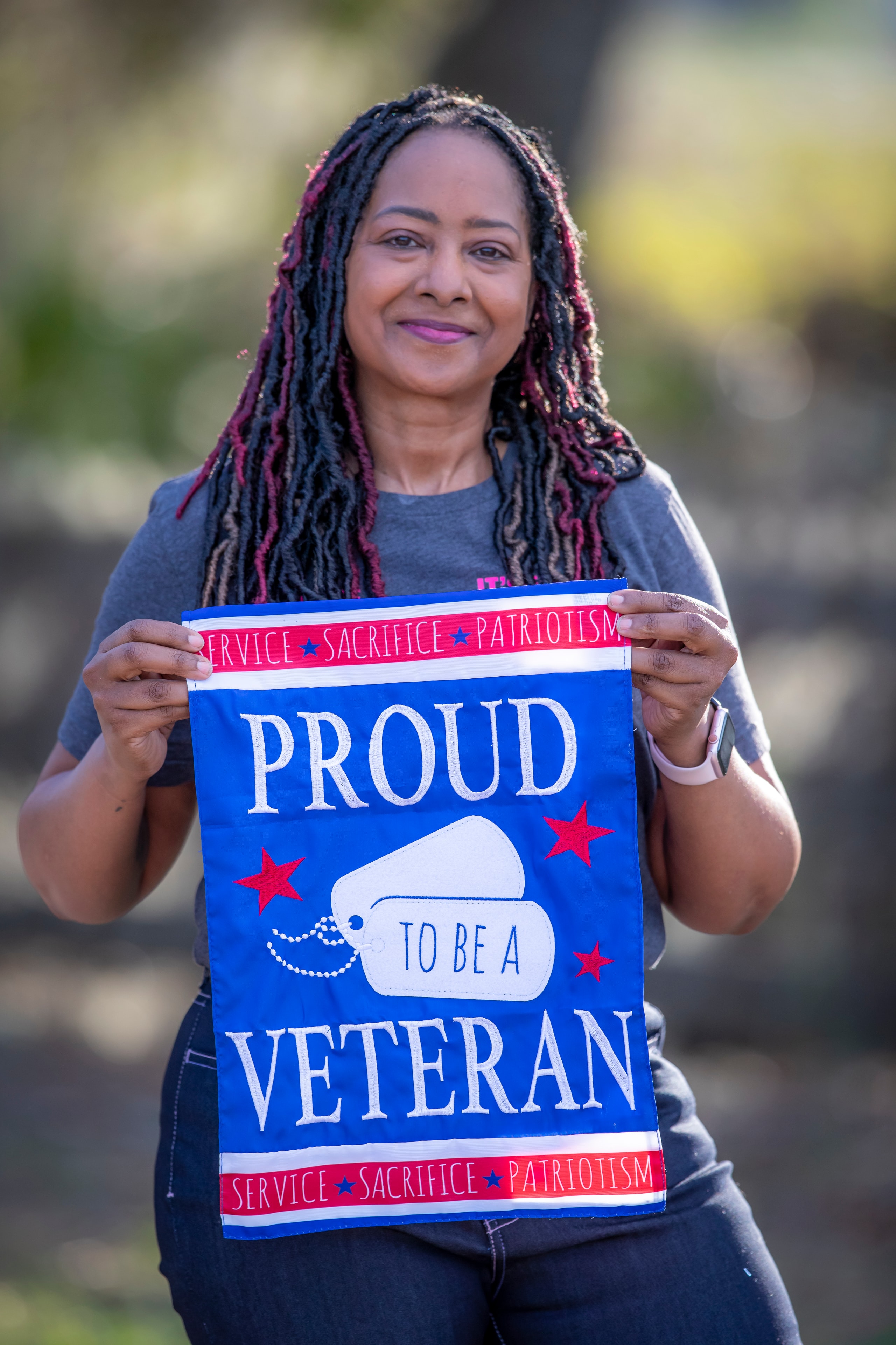 Theresa Rodgers — Ladies & Lead founder and lead instructor, proud veteran